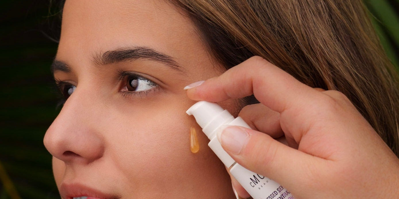 cmoss pressed serum concentrate on modals skin